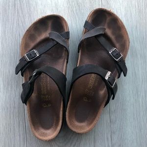 Birkenstock Mayari Black Leather - 37 / 6-6.5